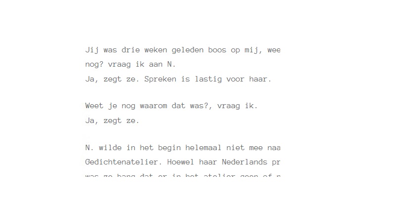 Turks Gedichten Atelier in CoornhertCentrum