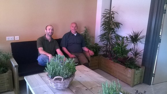 Binnen-buiten-tuin gerealiseerd Binnen-buiten-tuin gerealiseerd